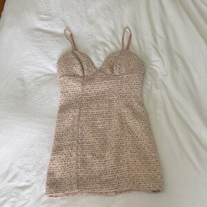 For Love & Lemons Tweed Mini Dress